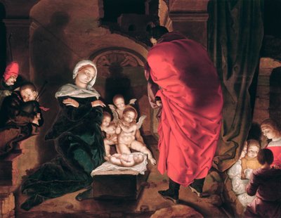 Christmas Eve by Aertgen Claesz van Leyden